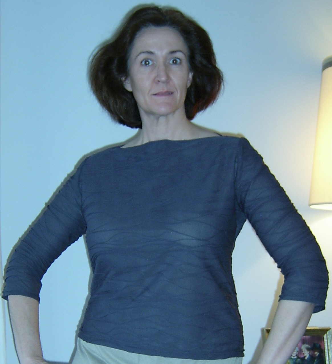 Gray Waves Jalie Tee