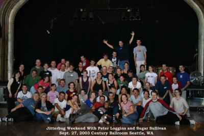 Jitterbug Weekend With Peter Loggins and Sugar Sullivan  Sept. 27-28, 2003 [Click to Enter]