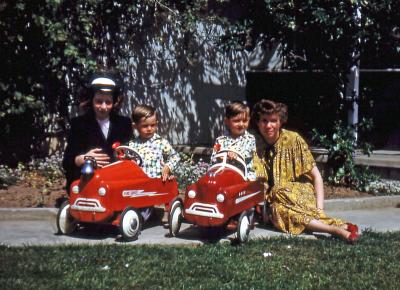 Anne, Greg, Steve, and Lorraine; Inglewood, Calif. 1952