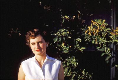 Betty at Bob and Gladys'; Inglewood, Calif., 1950