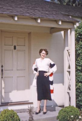 Betty at Lorraine's; Inglewood, Calif., 1950
