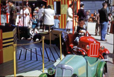 Steve at fair in Inglewood, Calif.; 1952