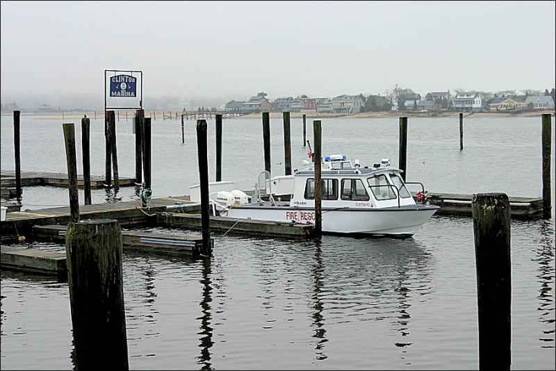 Clinton Harbor Rescue Boat