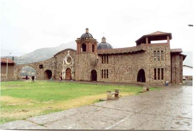 The large sanctuary to Nuestro Seor de Pumayukay is built by Italian priests