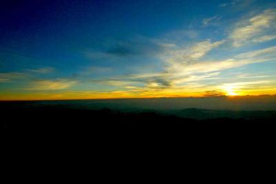 sunrise from mt. pulag