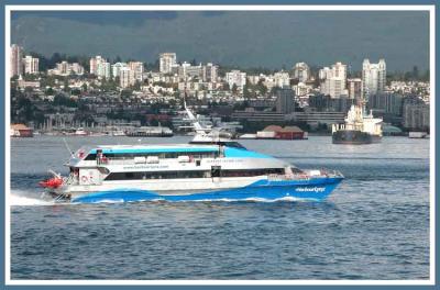 Harbour Lynx ferry in Vancouver harbour.