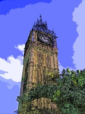 Big Ben Pop Art