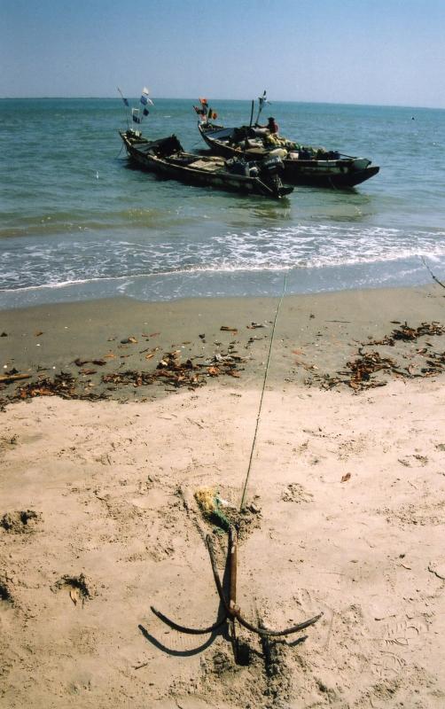 Fishing boats in Banjul harbour