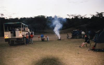 camp site in lake Nakuru National Pak