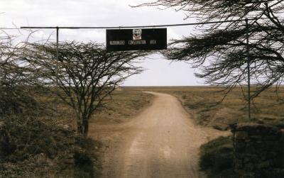 entering Ngorongoro conservation area