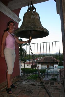 belltower of Iglesia de El Calvario, Leon, Nicaragua
