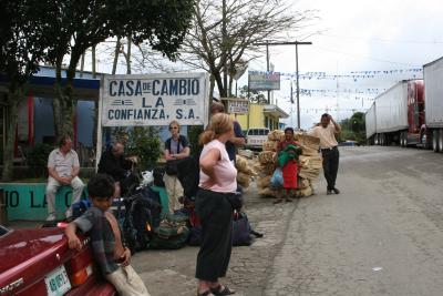 us at Nicaragua - Honduras border