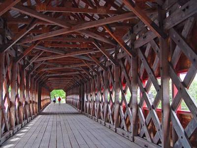 Wakefield Covered Bridge Interior