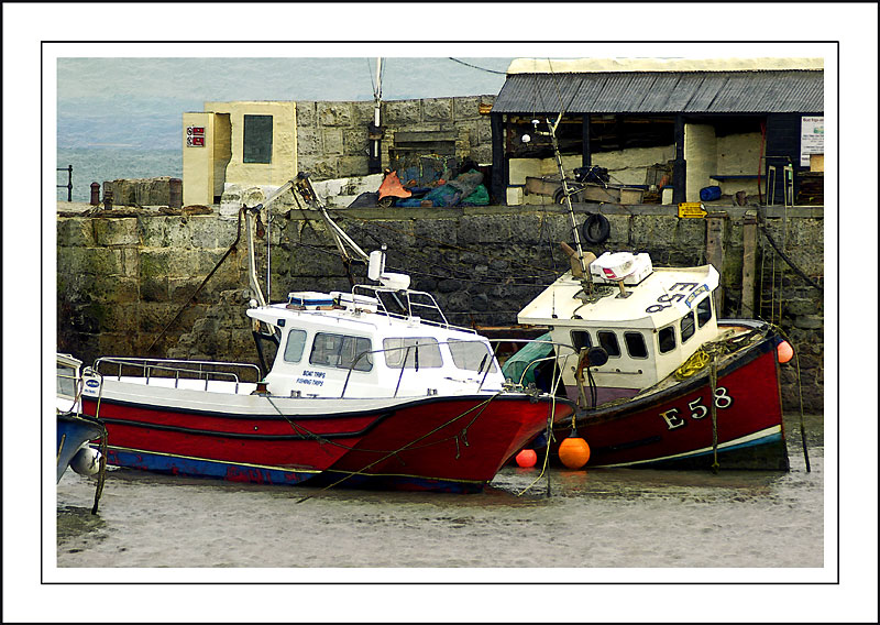 Filling up, Lyme Regis