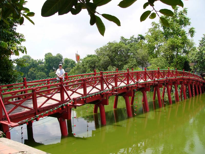The Huc (Rising Sun) Bridge - 1885