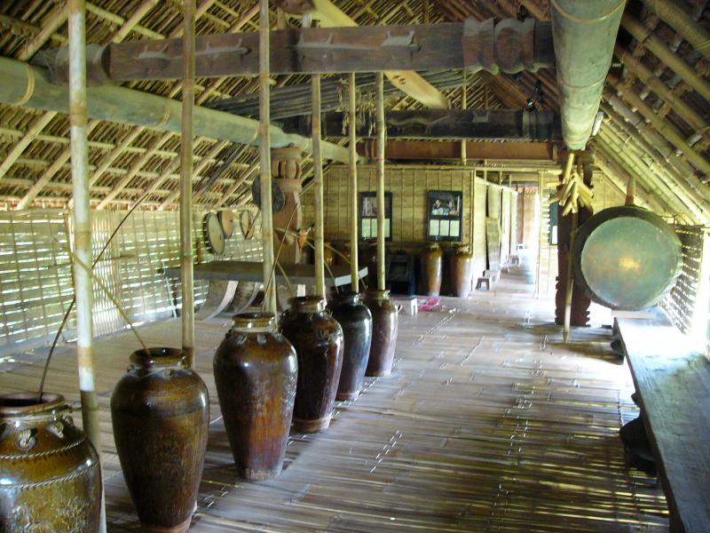 Inside the house of the E De people