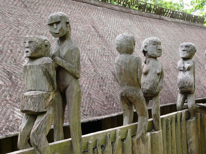 Explicit wooden carvings...