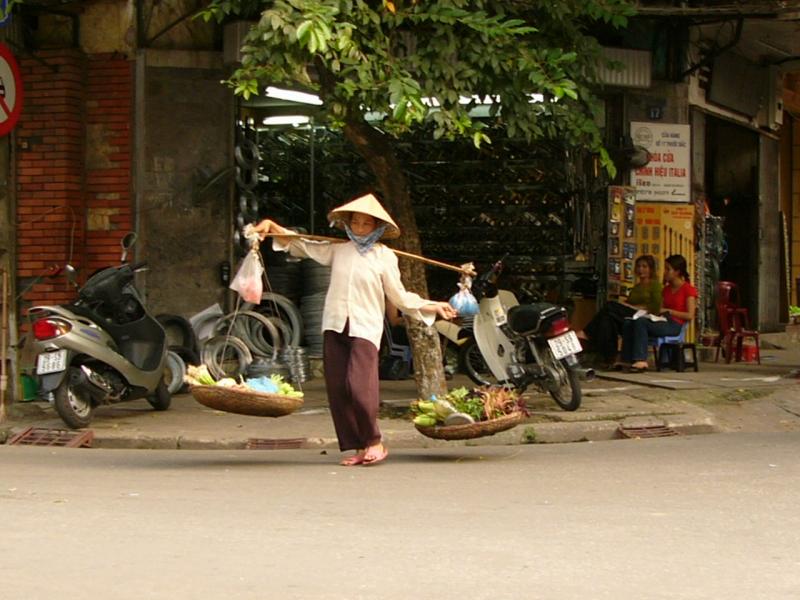 Selling fruit