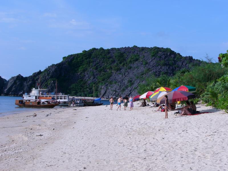 The beach