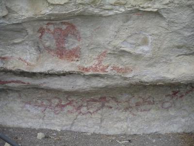 Maori rock art