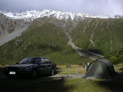 Camping in Mt Cook National Park