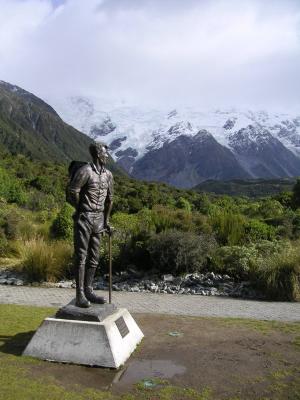 The first man to climb Mt Everest (he's from NZ)