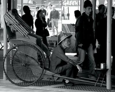 1st: Lonely Rickshaw Man - by Smatty