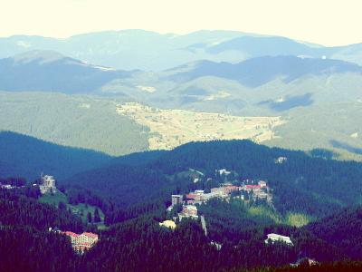 Views from the top of peak Snejanka tower