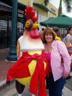 Me with Street Chicken