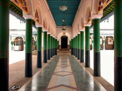 Private entrance of Chettinad Palace 