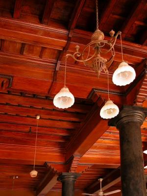 Wooden Ceiling - Chettinad Palace 