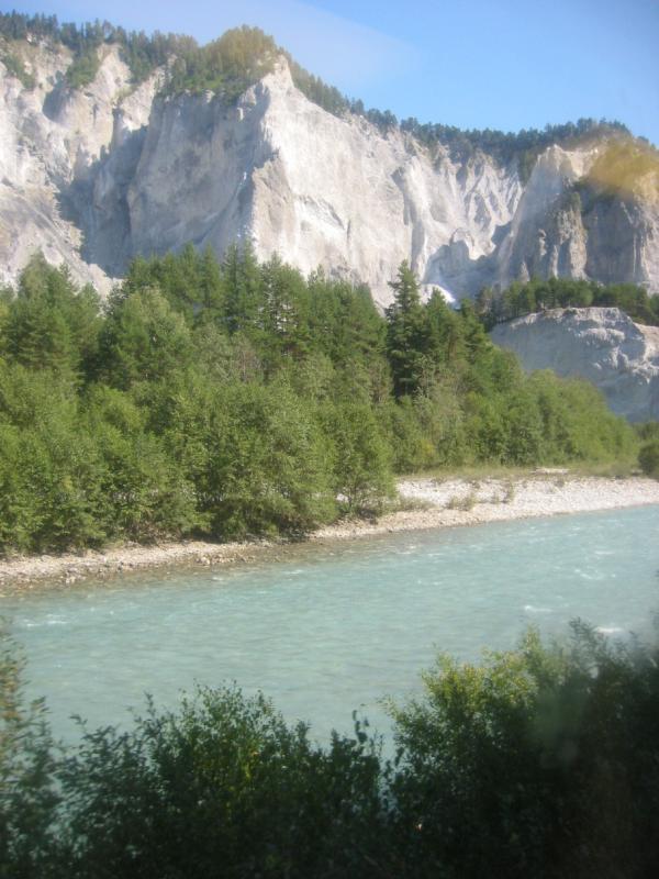 le gole viste dal treno