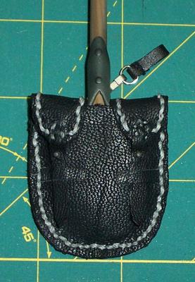 Leather Shouvel Holder Project 6