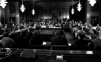The first official session of the City counsel of Amsterdam - 1986