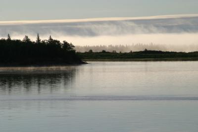 Butler Island at left