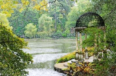 Rain at Longwood Gardens