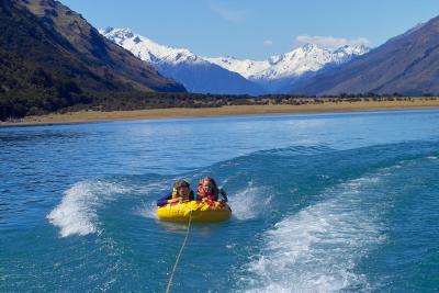 Biscuit riding - Hawea 2