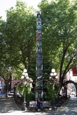 Totem Pole on Pioneer Square