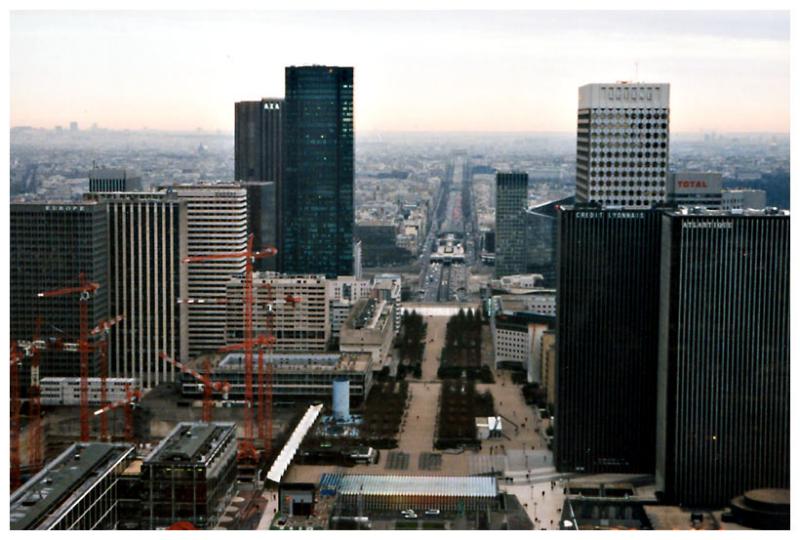 Paris from top of La Defence