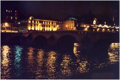 Seine at night