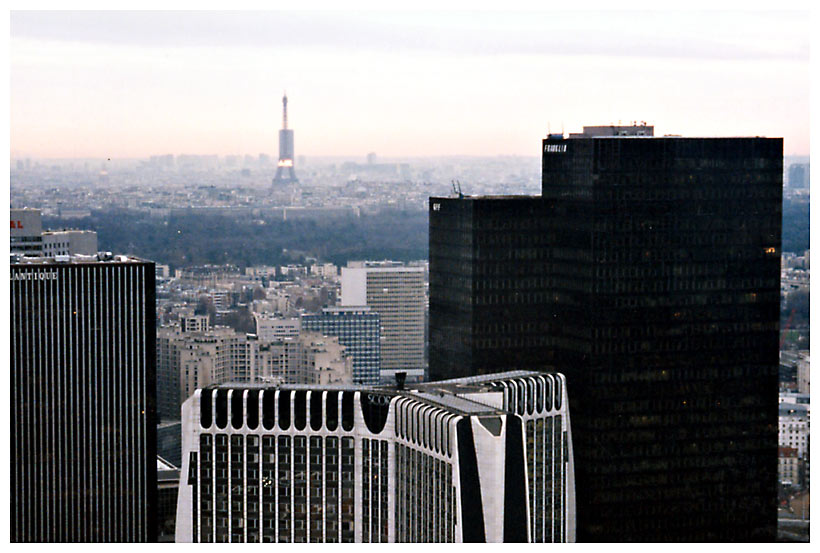 Paris from top of La Defence