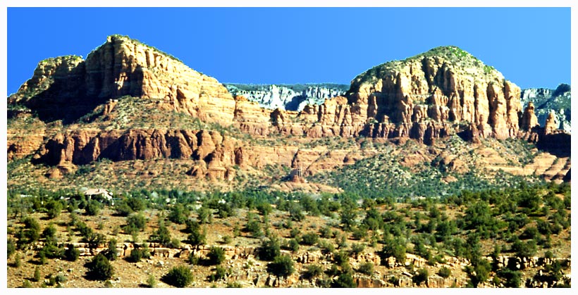 More rock formations near Sedona