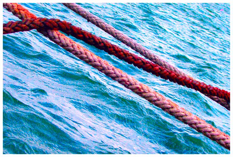 17 March 04 - 3 ropes at sea