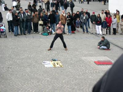 March 2003 - In front of  Beaubourg 75004
