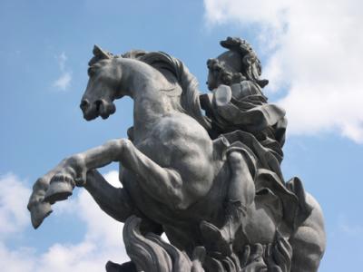 August 2003 - Louis XIV 's Statue by Bernin 75001