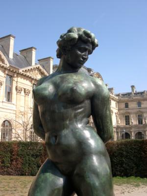 March 2004 - Tuilleries garden - Maillol's statue 75001