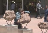 Windhoek: Resting on a Meteorite, Namibia, 2004