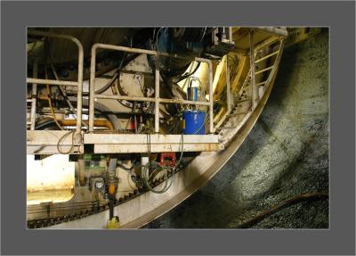 Part of the TBM (Drilling machine)