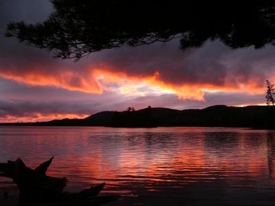 Sunset Low Lake