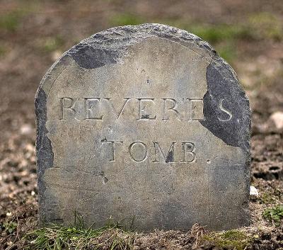 Paul Revere's Tomb in Boston